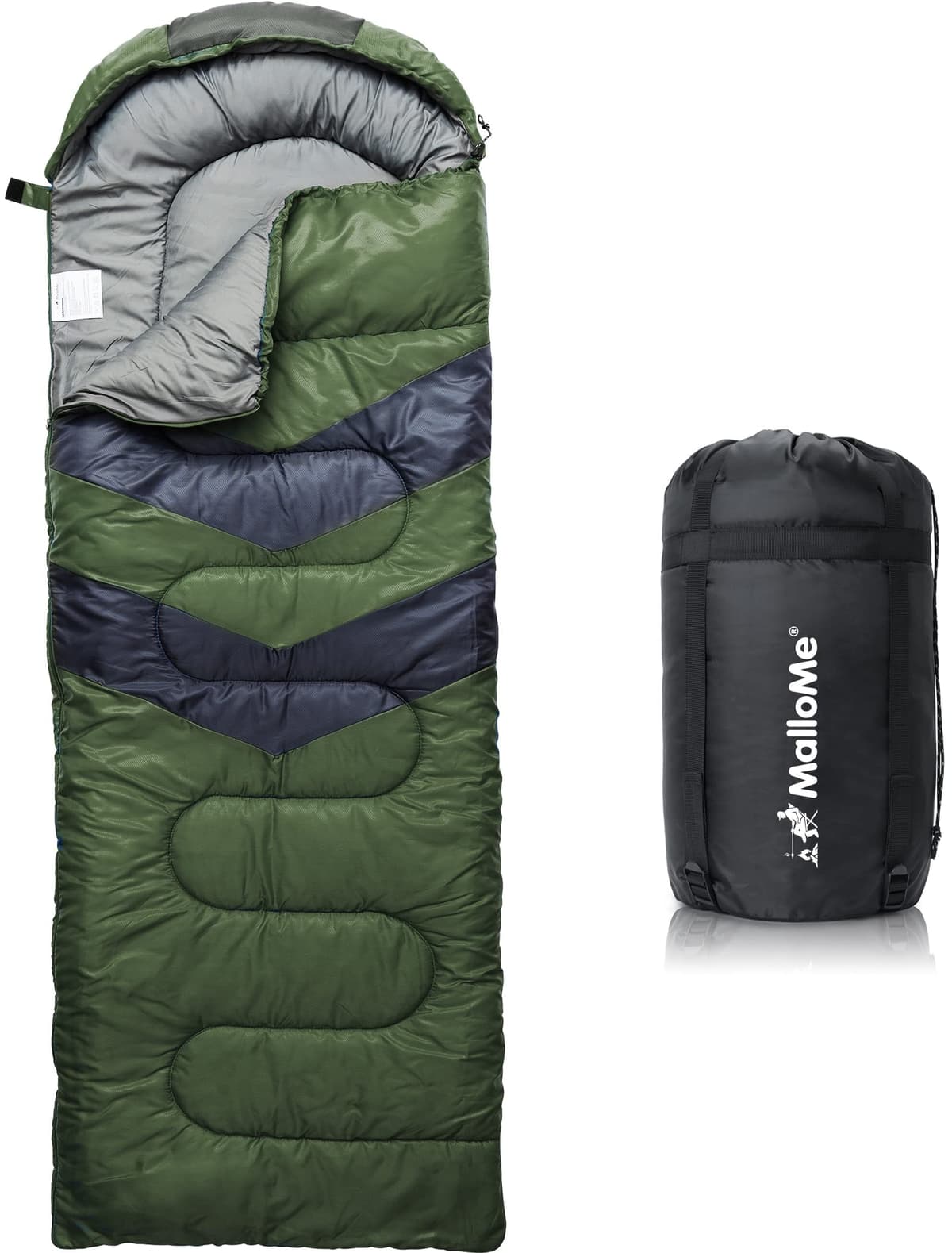 MalloMe – Saco de Dormir para Adulto, niño, Invierno, Verano, Primavera, otoño, plumón para 1 Persona, Impermeable, Bolsas de Dormir y Senderismo – Bolsa de Dormir Ultraligera, compacta para Dormir — view 23