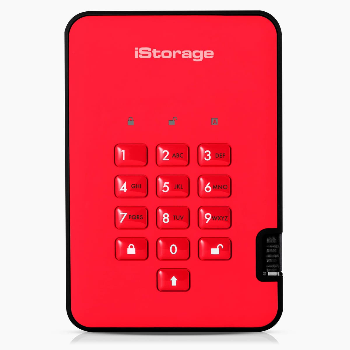 iStorage diskAshur2 SSD 128GB Black - Secure Portable Solid State Drive - Password Protected - Dustproof & Waterproof - Hardware Encryption — view 7