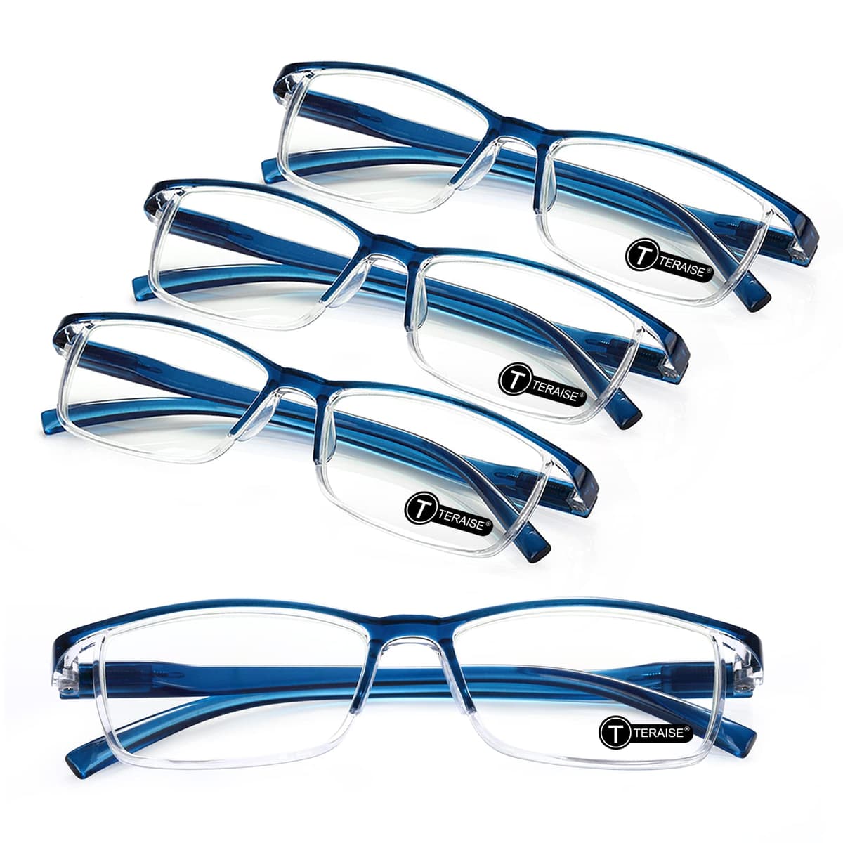 TERAISE Gafas de lectura anti luz azul, ligeras y cómodas gafas de lectura para hombres y mujeres, Lectores luz azul para computadora/teléfono incluido estuche para gafa — view 13