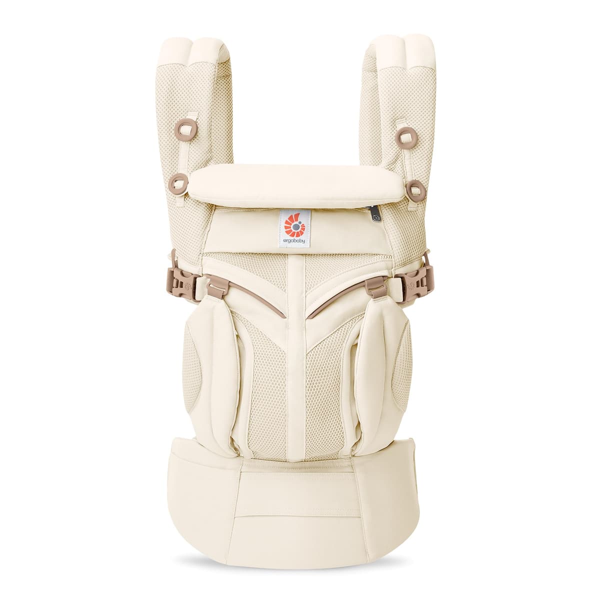 Ergobaby Mochila Portabebé Ergonómica Omni Classic Mesh 4-Posiciones de Porteo, Porta Bebe con Soporte Lumbar, Luminous Ivory — view 2