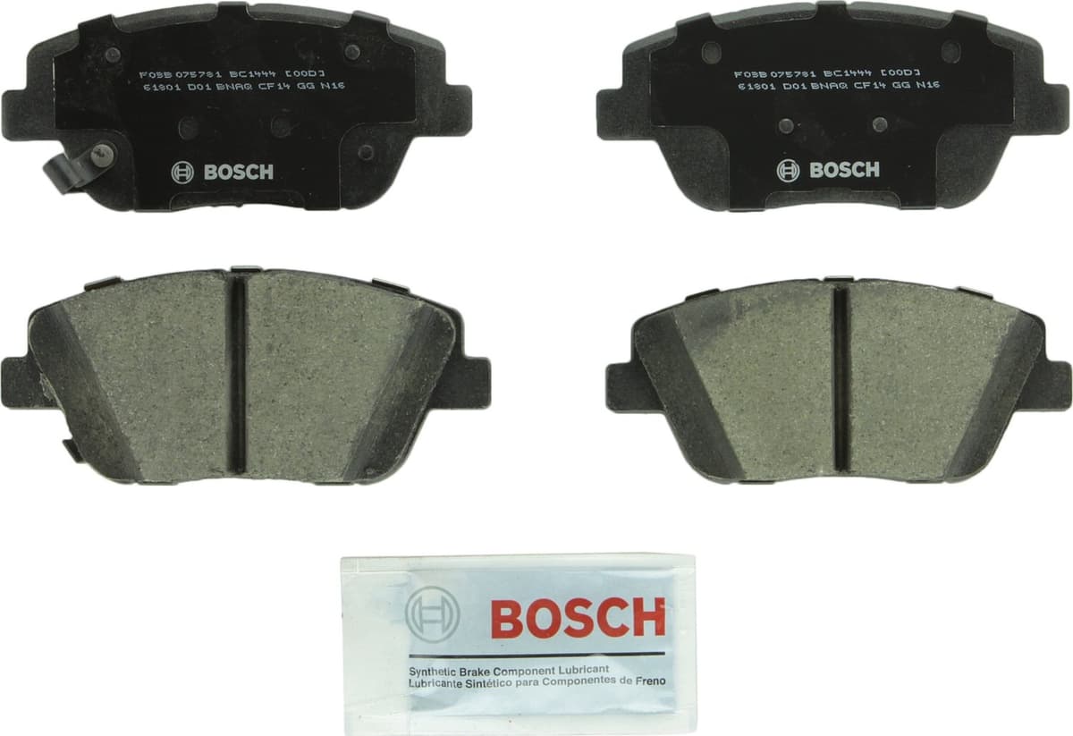 Bosch BC914 QuietCast Premium Ceramic Disc Brake Pad Set For: Acura ILX; Honda Accord, Civic, CR-V, Element, Fit, Front — view 104
