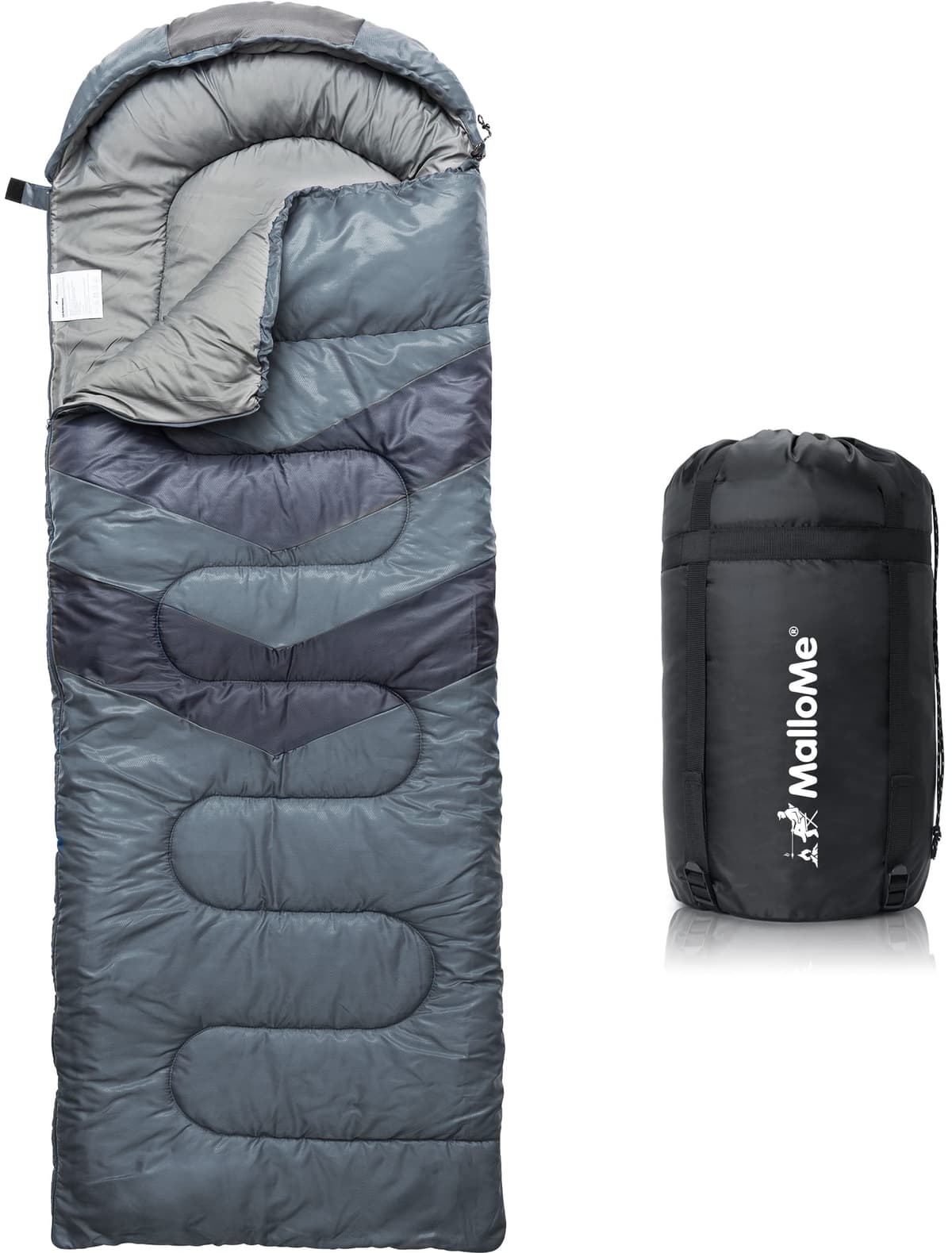 MalloMe – Saco de Dormir para Adulto, niño, Invierno, Verano, Primavera, otoño, plumón para 1 Persona, Impermeable, Bolsas de Dormir y Senderismo – Bolsa de Dormir Ultraligera, compacta para Dormir — view 11