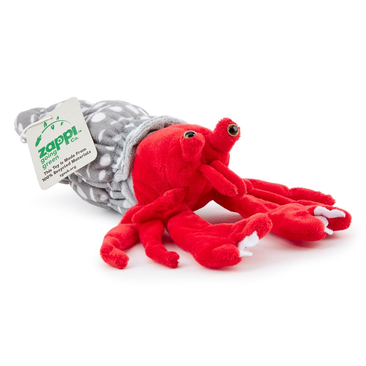 Zappi Co Ultra Soft Green Dragon Plush Toy (21cm Height) - 100% Recycled, Eco-Friendly, Newborn Gift, Realistic Lifelike — view 10
