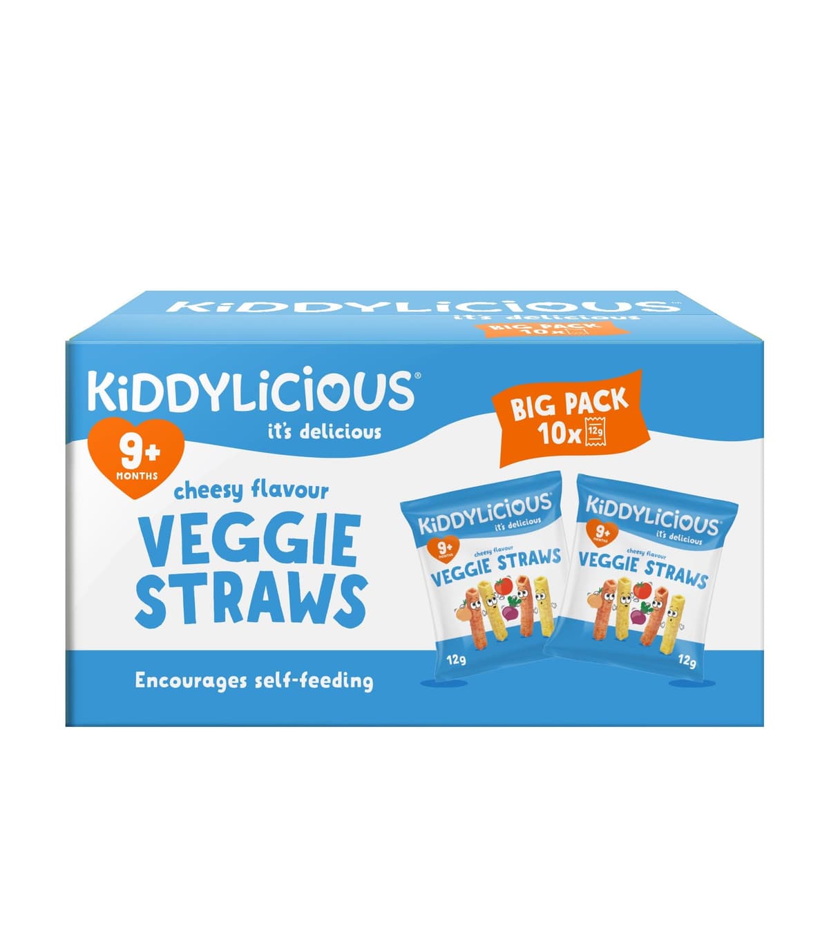 Kiddylicious Veggie Straws Box - Delicious Snacks for Kids - Suitable for 9+ Months - 10 Packs — view 7