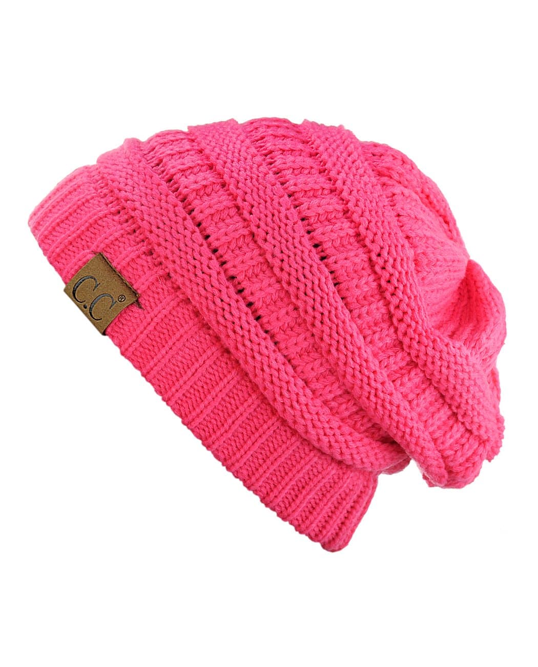 Warm Chunky Soft Stretch Cable Knit Beanie Skully — view 127