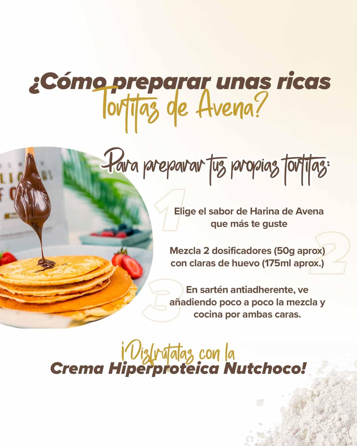 HSN Harina de Avena de Sabores Instantánea en Polvo | Sin Sabor 3Kg = 60 Tomas por Envase | Sin Azúcares Añadidos | Ideal Tortitas de Avena, Batidos de Proteínas | No-GMO, Vegano — view 4