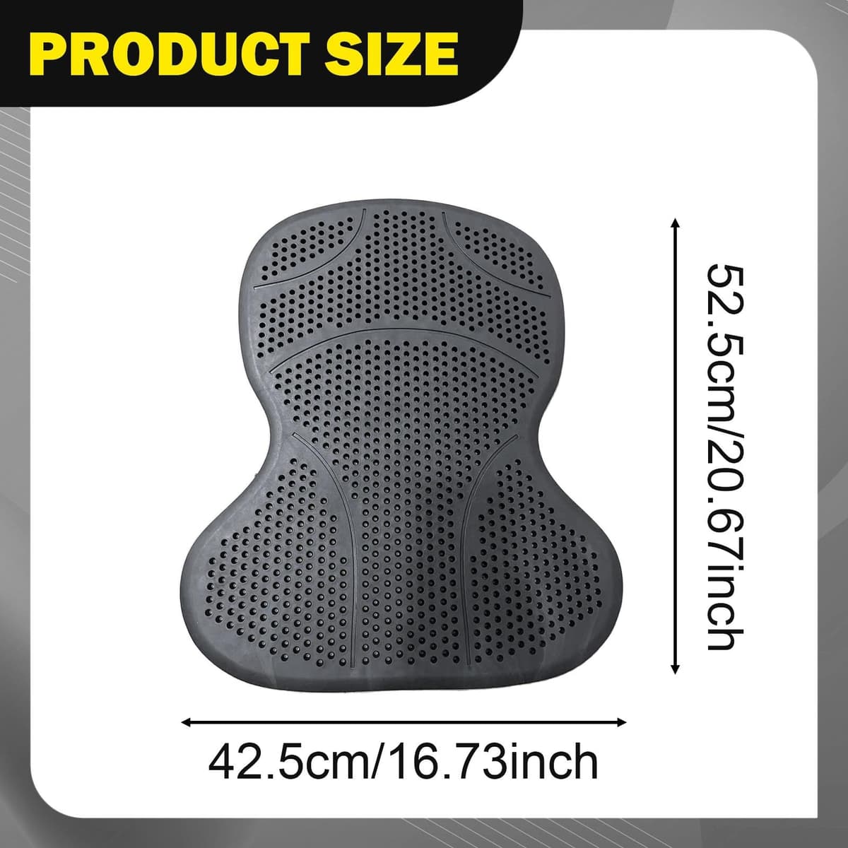 Almohadilla para Caballo de Gel de Silicona Antideslizante Absorbe Impactos para Mayor Comodidad Transpirable Adecuada para Montar Y Uso — view 4
