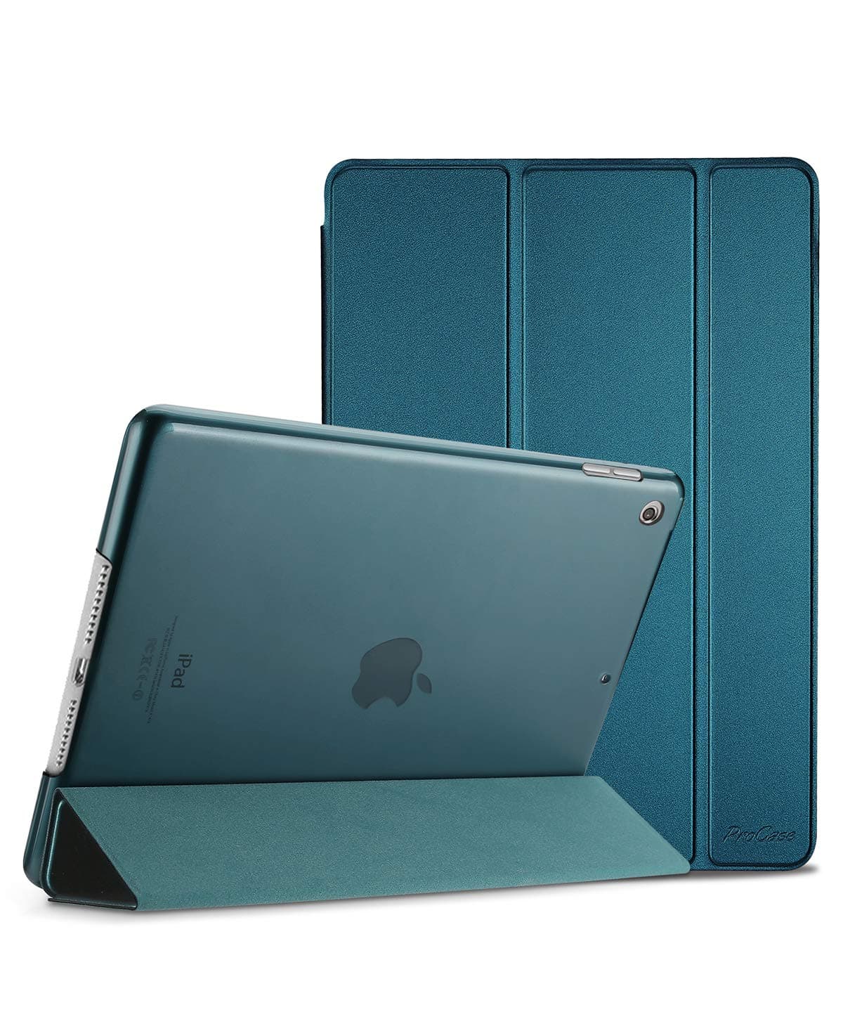 ProCase for iPad 9th/ 8th/ 7th Generation Case 10.2 Inch (2021/2020/2019 Release), 10.2 iPad Case 9th/ 8th/ 7th Gen Cover, Slim Smart Cover with Translucent Hard Shell Back -AntiqueMoss — view 22