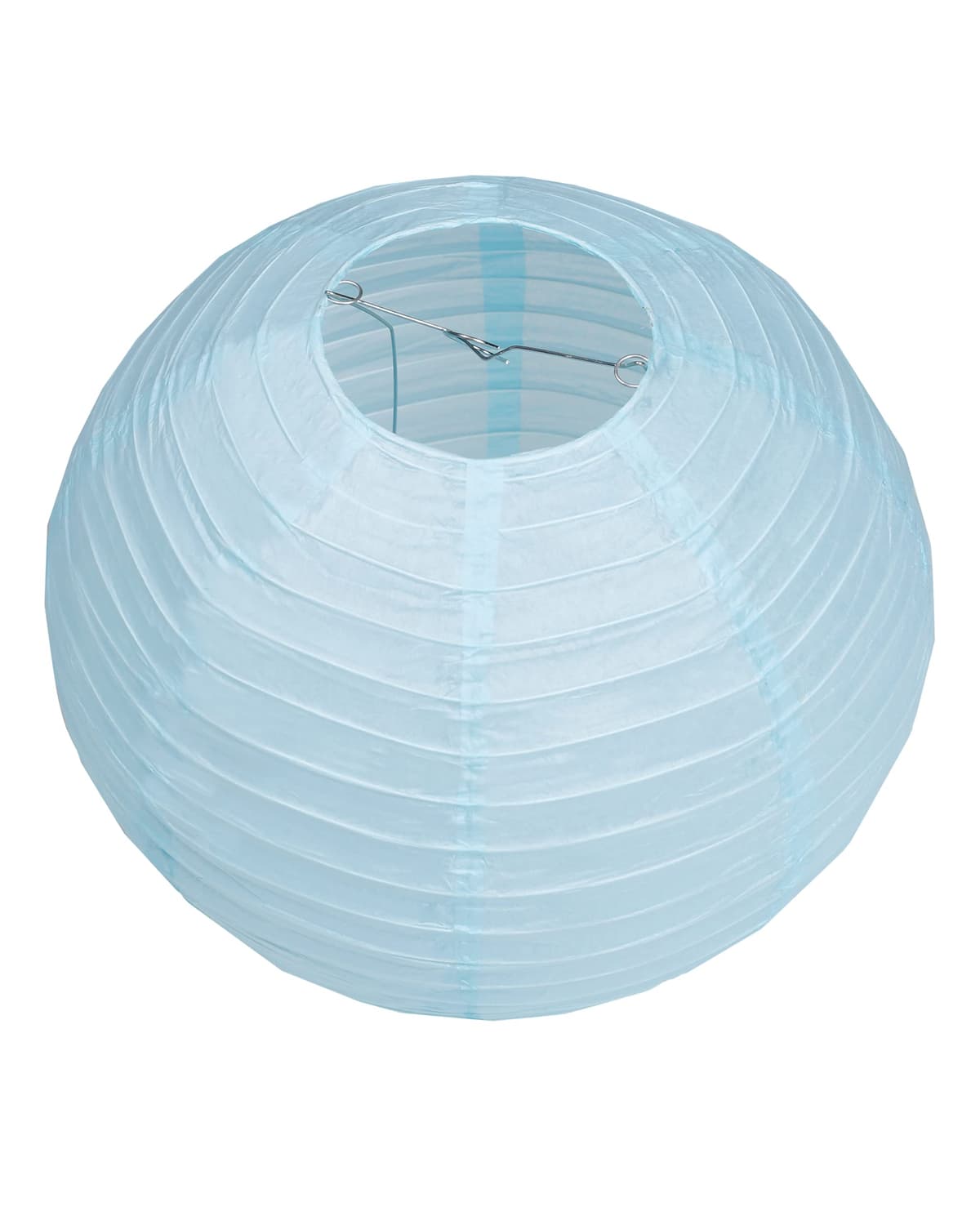 Pack of 3 Paper Lantern Lampshade Party Birthday Baby Shower Wedding Celebration Decoration 4"(10cm) -16"(40cm) (Light Blue, 4" (10cm)) — view 3
