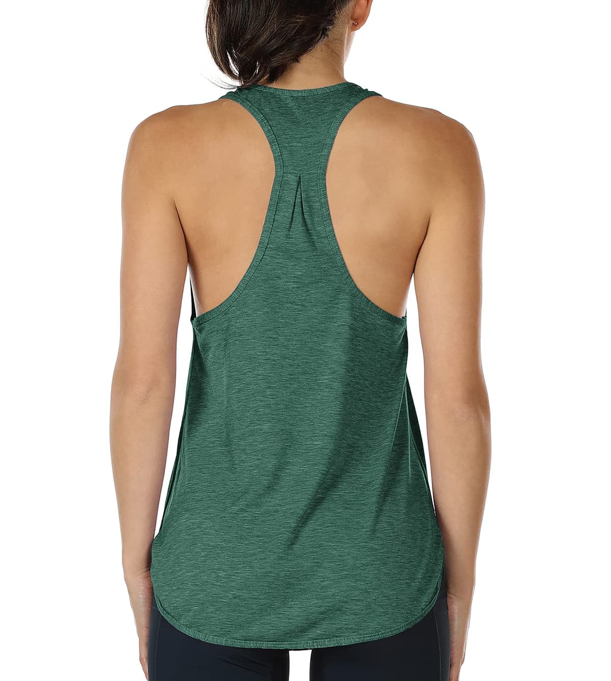 icyzone Camiseta sin Mangas de Fitness para Mujer Racerback Chaleco Deportivo — view 13