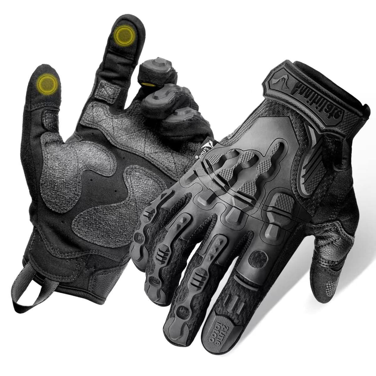 Zune Lotoo Guantes Tacticos Militar, Guantes Airsoft Tácticos Compatibles con Pantalla Táctil para Hombre y Mujer, Guante Moto Verano Transpirable para Airsoft Paintball Motocross Montaña