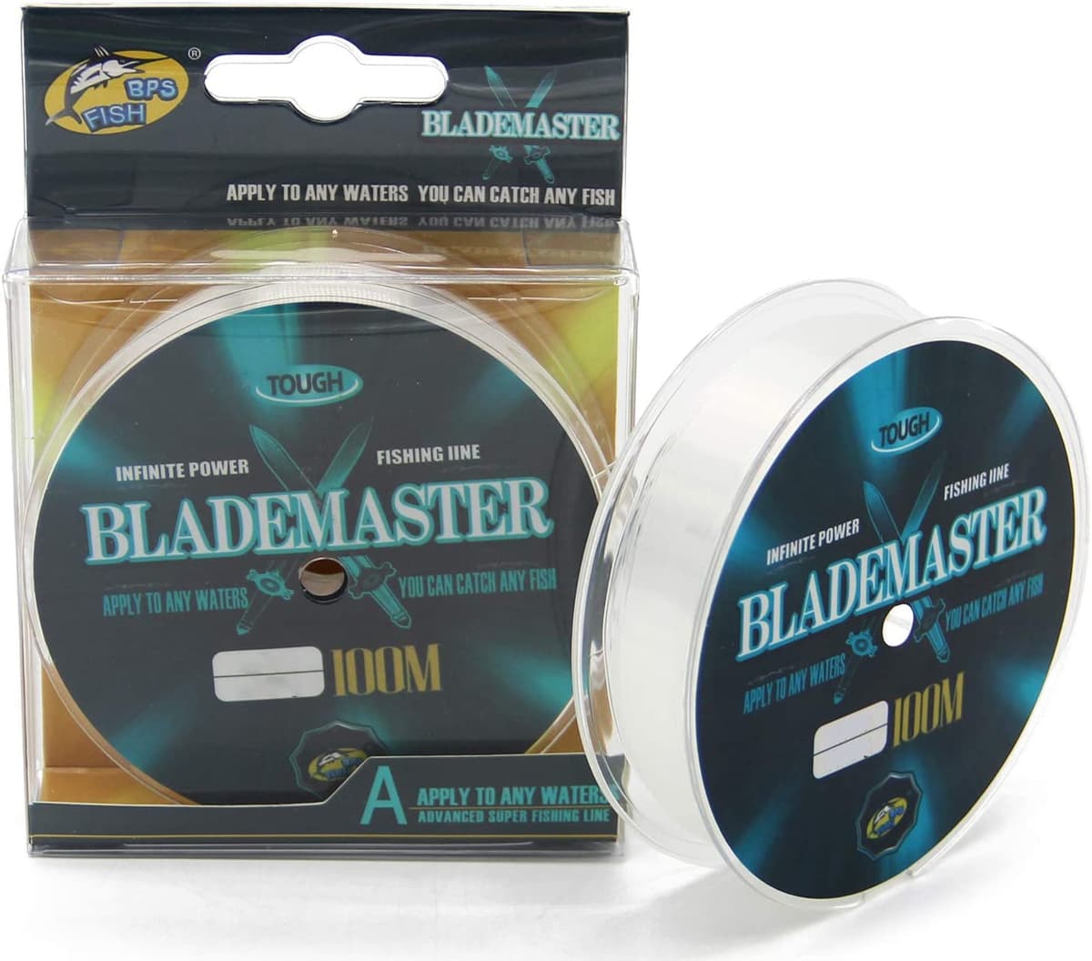 BPS Línea Hilo de Pesca Nylon Monofilamento Color Transparente Multifilamento Material Súper Fuerte Pesca Profesional — view 5