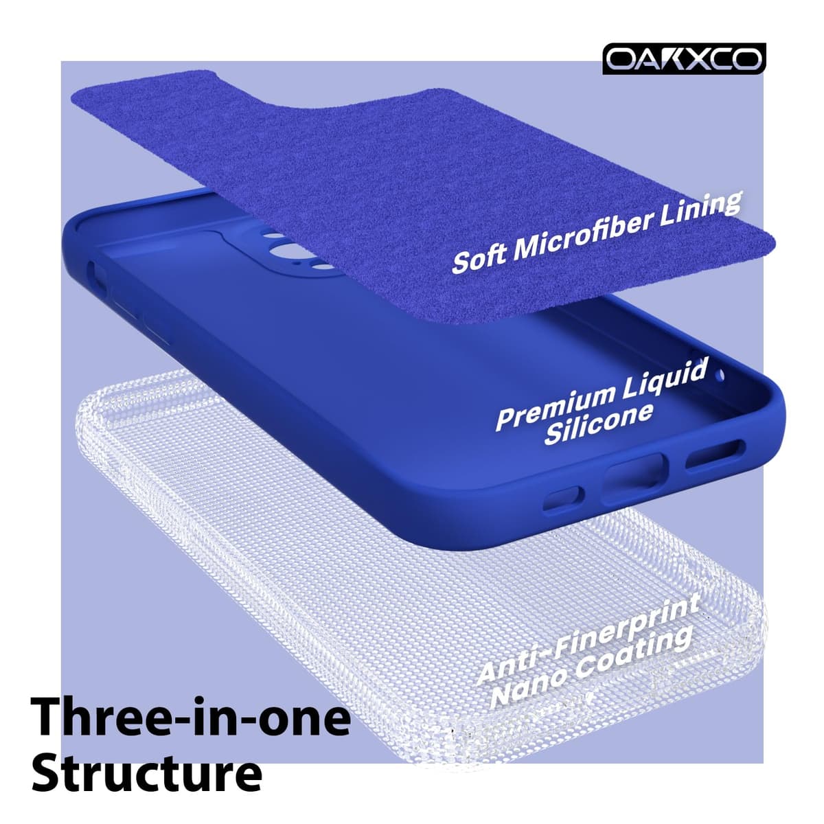 oakxco for iPhone 17 Pro Max Phone Case Liquid Silicone, Cute Thin Slim Grip Soft Rubber Gel for Women Men, Smooth Matte TPU Plain Solid Color Girly Simple Case with Camera Cover, Light Pink — view 380