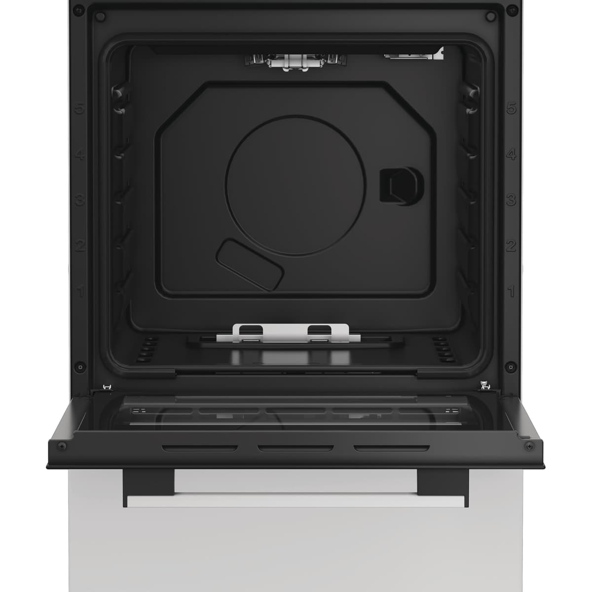Indesit I5G1KMW 50cm wide Single Oven Gas Cooker - White - A/A Rated — view 4