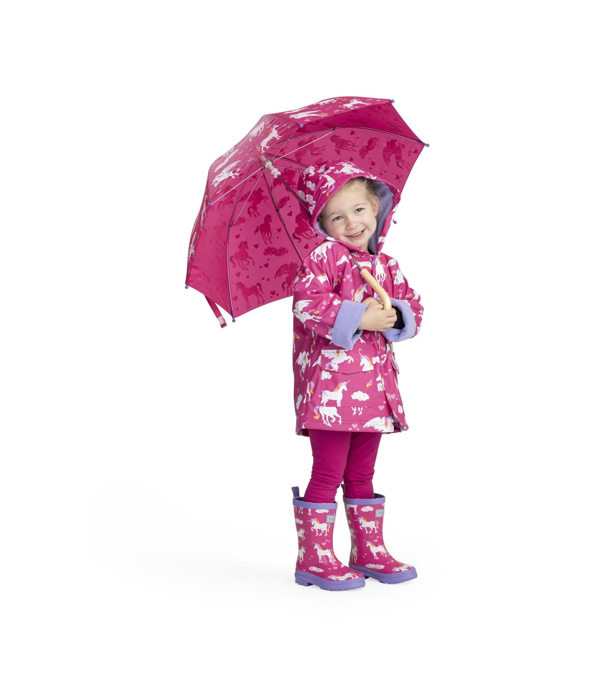 Hatley Girl's Printed Raincoat Raincoat — view 4