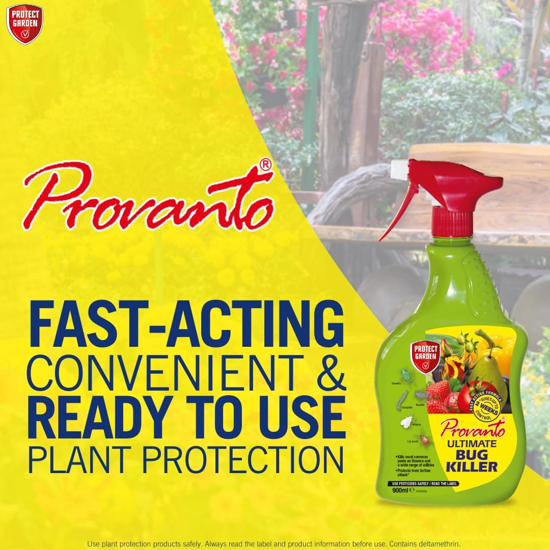Provanto Ultimate Bug Killer, 1L - Fast Acting Bug Spray with Up To 2 Weeks Protection From Pests, Contact Insecticide for Indoor & Outdoor Plants — view 3