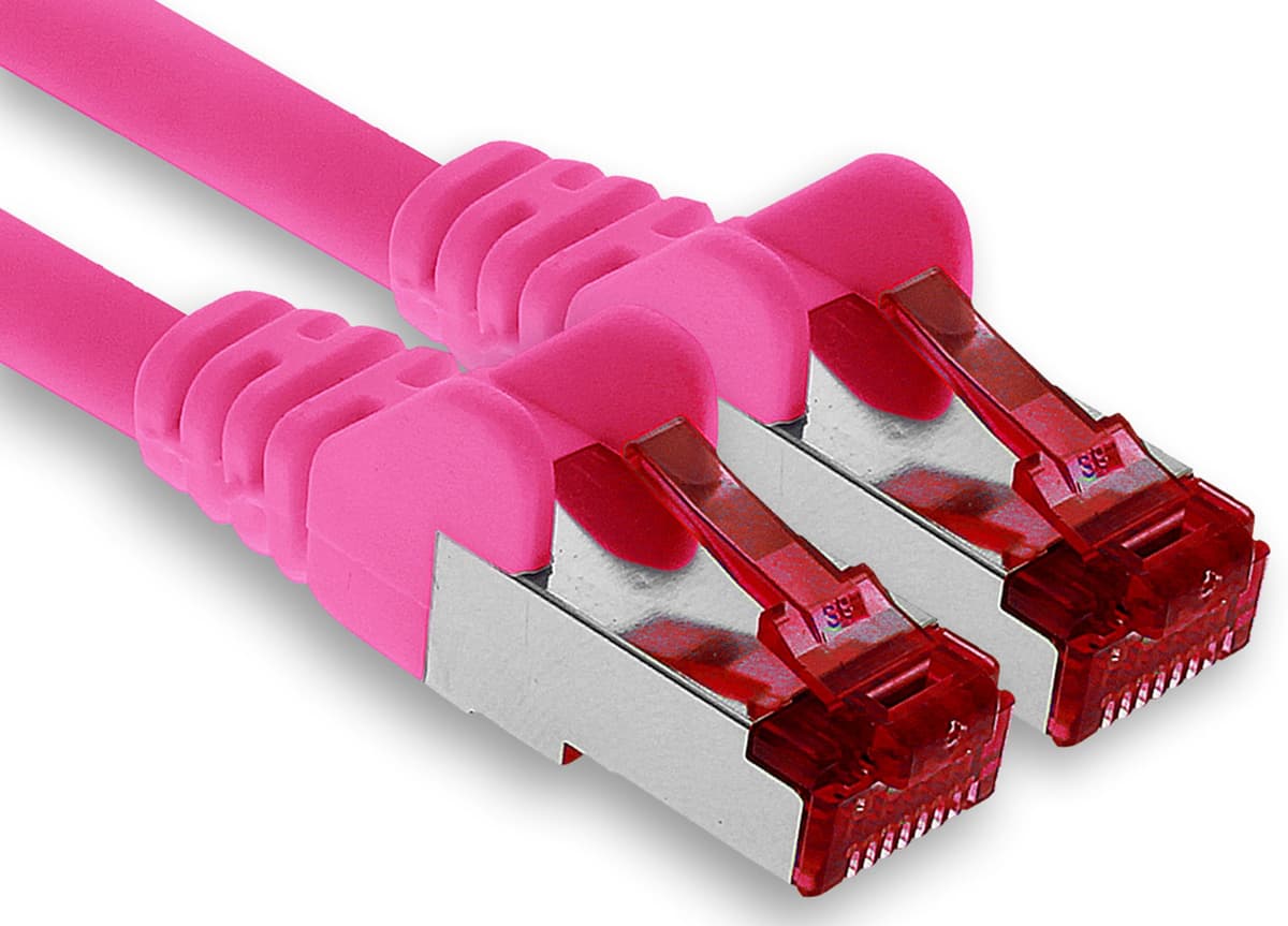 1aTTack.de - 1x 10m CAT6 patch cable S/FTP PIMF shielding CAT.6 RJ45 network cable Ethernet cable DSL LAN router switch modem patch panel - blue - 1 piece — view 17