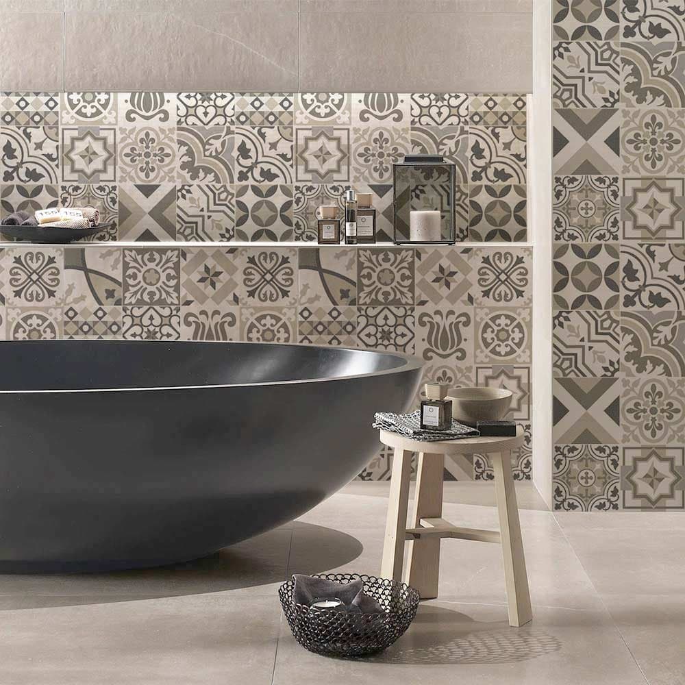 RE-COVERTILES - Pegatinas Azulejos Cocina y Baño Stickers de PVC Impermeables Antiarañazos Decoración de Pared Baldosas Peel and Stick - Modelo 24 Pzas 10x10 cm PS00179 Made in Italy — view 59