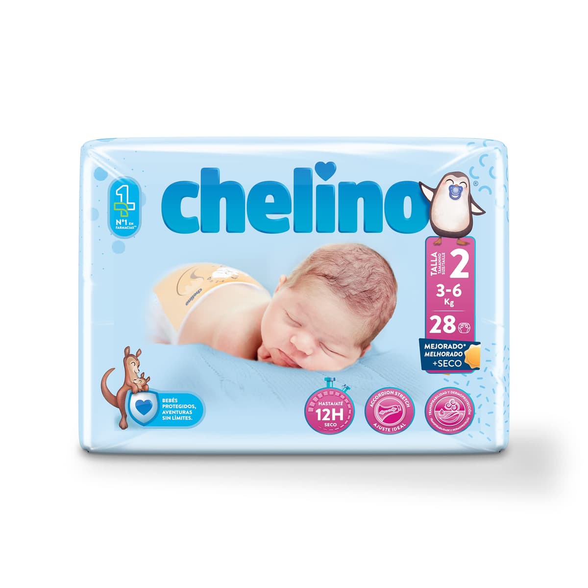 Chelino Pañales infantiles Talla 5 (13-18kg), 30 Unidades ( Paquete de 1) — view 13
