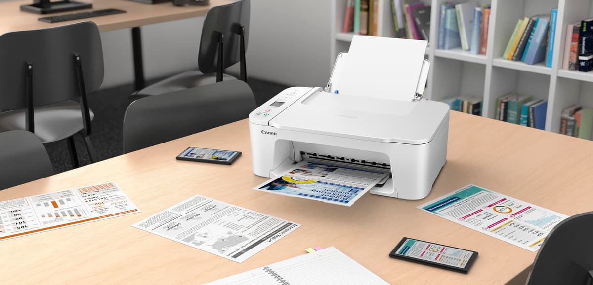 Canon PIXMA TS3751i – Impresora Multifunción, Copiadora y Escáner para Uso Doméstico | Conexión Inalámbrica Desde tu Smartphone | con PIXMA Print Plan — view 5
