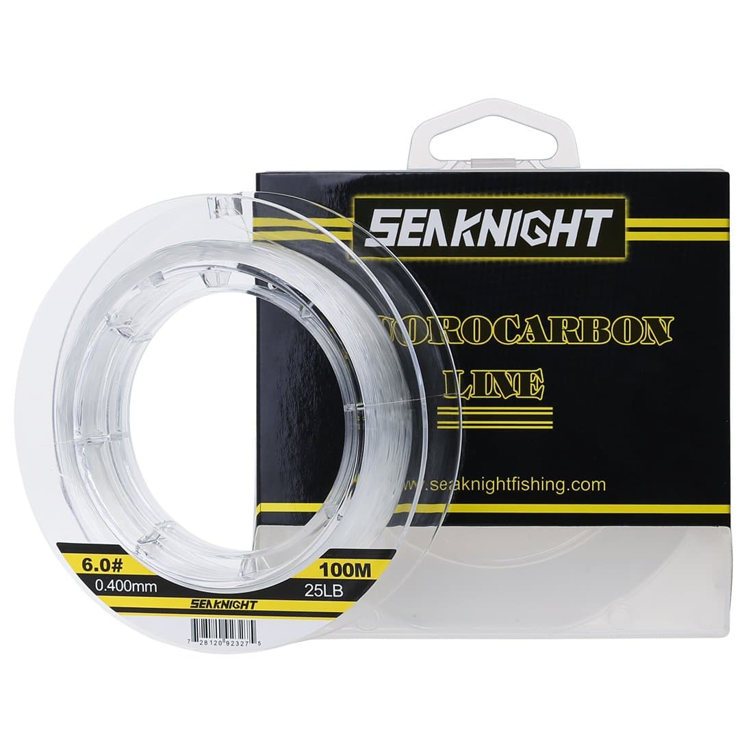 SeaKnight Hilo de Pescar 100% fluorocarbono, 50M/100M y Formato Invisible 3-100LB