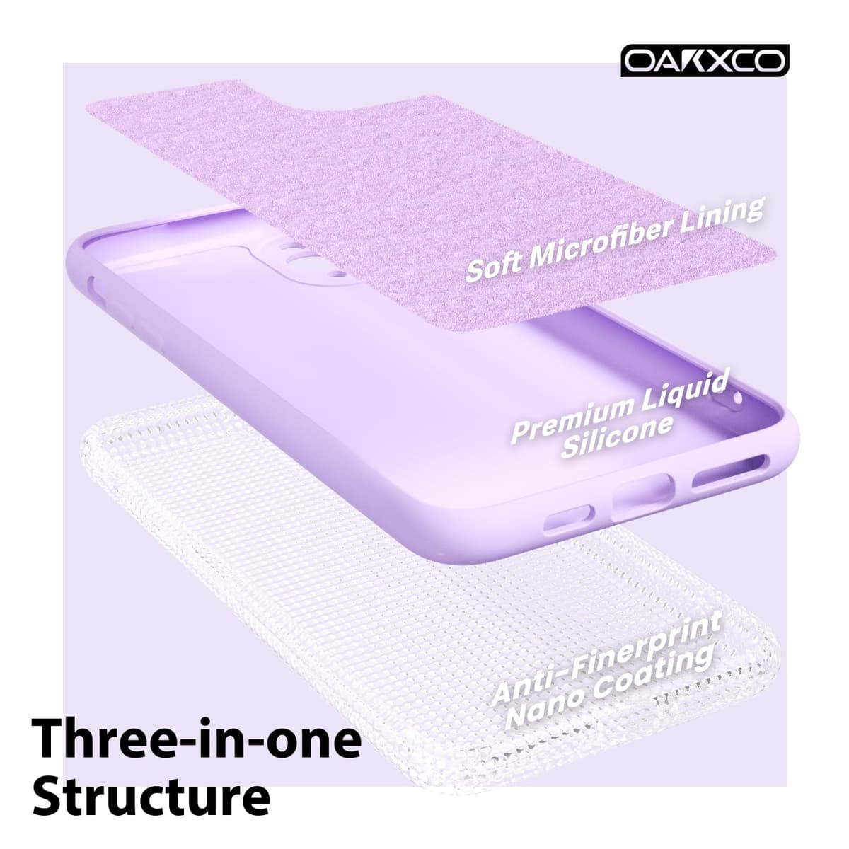 oakxco for iPhone 17 Pro Max Phone Case Liquid Silicone, Cute Thin Slim Grip Soft Rubber Gel for Women Men, Smooth Matte TPU Plain Solid Color Girly Simple Case with Camera Cover, Light Pink — view 1085