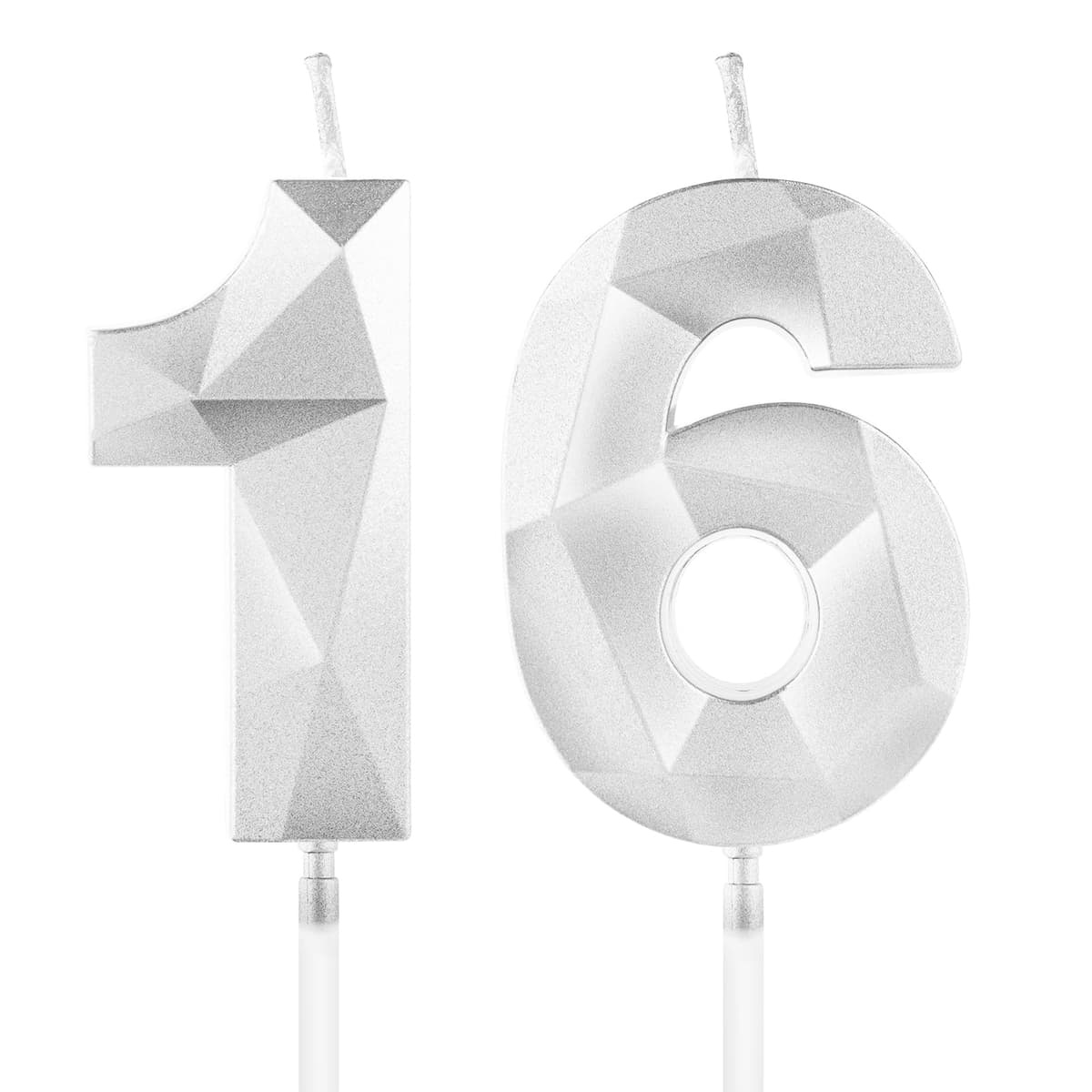 Yiran 50th Birthday Candles, Gold Number 50 Happy Birthday Candles, Cake Topper Decorations for Birthday Party, Wedding Anniversary Celebration Supply — view 79
