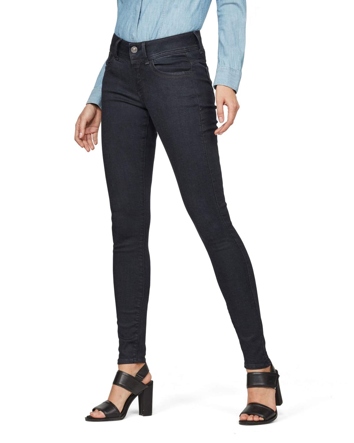 G-Star Lynn Mid Skinny Jeans - Vaqueros Mujer — view 43