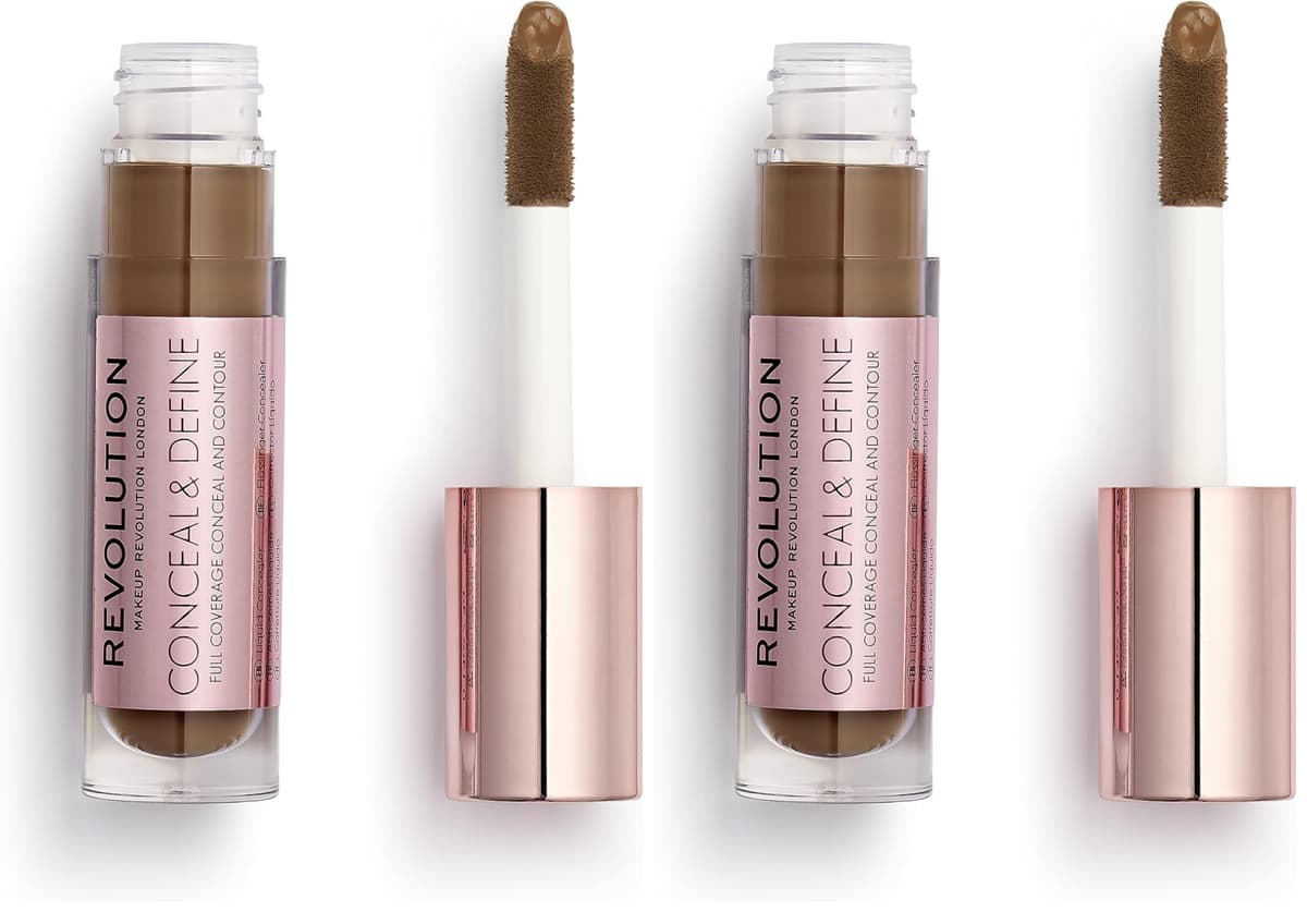 Revolution Conceal & Define Concealer, Lightweight, Long-Lasting, Full Coverage Face Makeup, C0.1, 4g — view 5