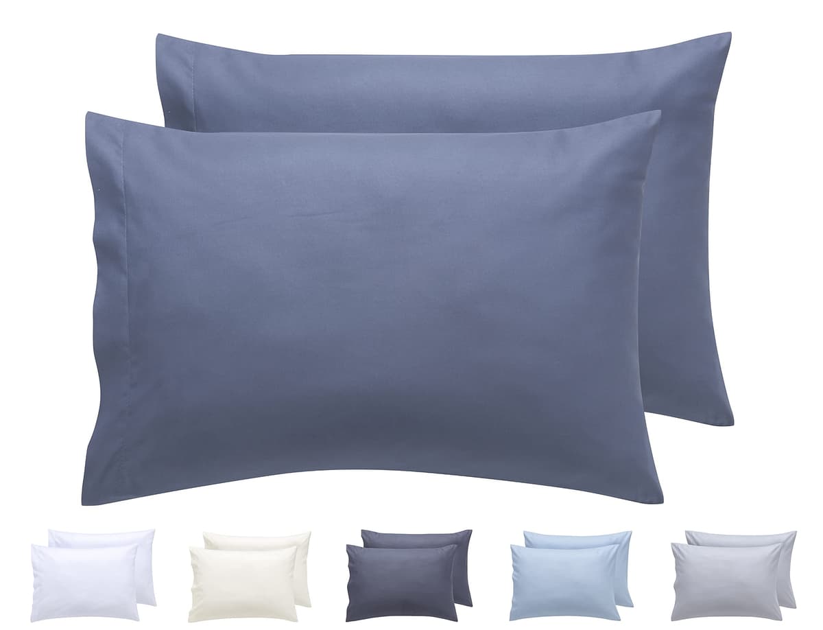 Todocama – Juego de 2 Fundas de Almohada, Microfibra Extra Suave, hipoalergénicas. Juego de 2-70x40 cm Blanco — view 37