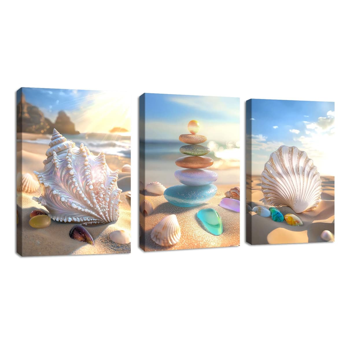 3Pcs Blue Grey Zen Canvas Wall Art, White Lotus Flowers Butterfly Meditation Spiritual Wall Paintings White Lotus Blooming on Stones in Lake Wall Pictures Room Decor for Yoga Spa Room Decor 30x40cmx3 — view 38