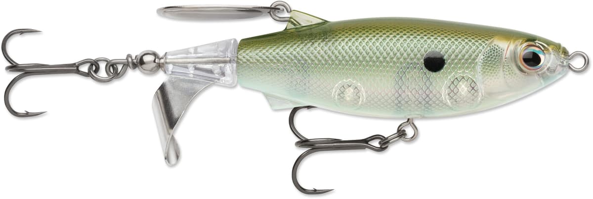 Rapala Clap Tail 110 Topwater Lure, Surface Hard Bait, Bass Fishing Lure, Loud Clacking Tail Action, 4-3/8", Broken Bone — view 5