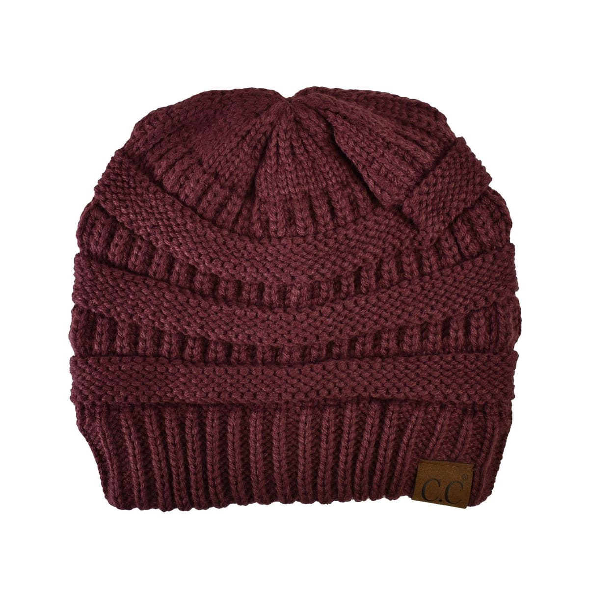 Warm Chunky Soft Stretch Cable Knit Beanie Skully — view 106