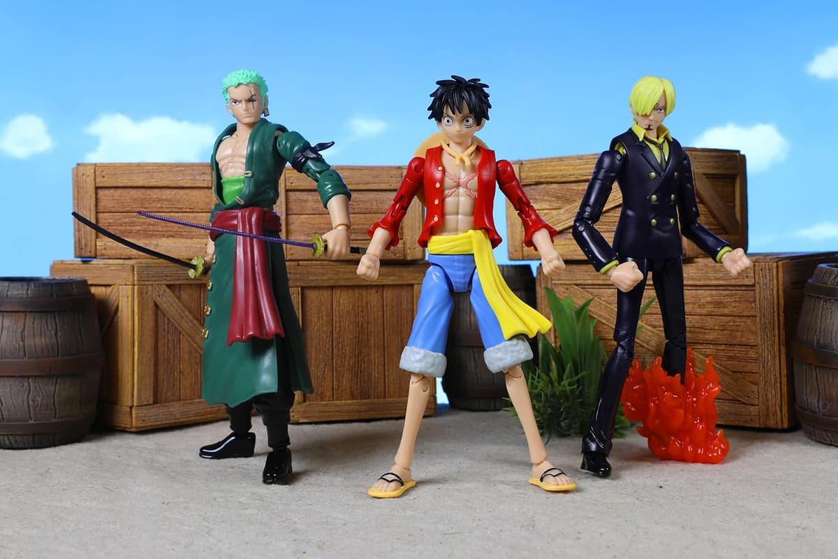 BANDAI Figura Anime Heroes de Luffy One Piece de 17 cm, Multicolor (Modelo 37008) - Coleccionable — view 2