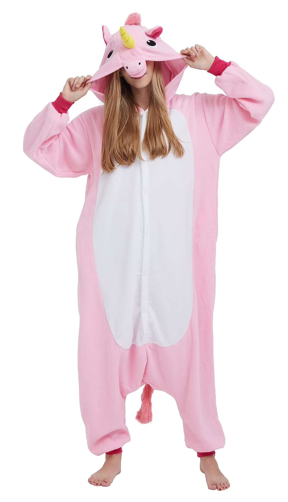 SimZoo Adulto Disfraz Pijama Unisex Pijama Kigurumi Onesie para Carnaval Halloween Cosplay Ropa de Dormir Traje de Disfraz para Navidad Festival Mujer y Hombre — view 15