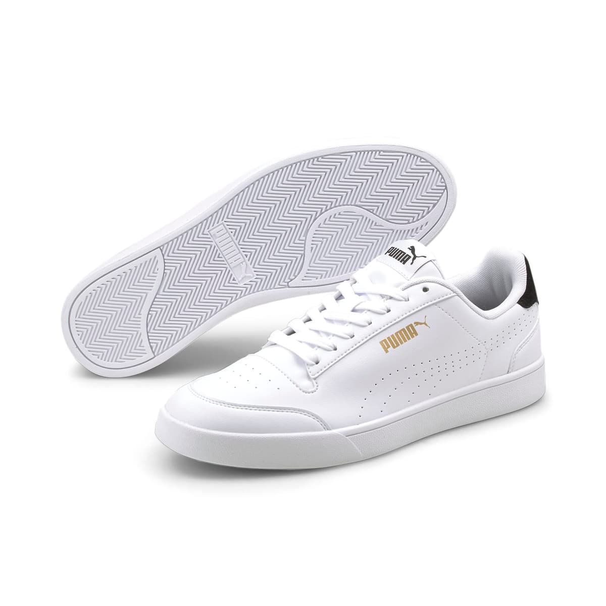 Puma Unisex-Child, Caven 2.0 Paint, Puma White-Pink Lilac-Puma Team Gold, Big Kid 6.5 — view 2