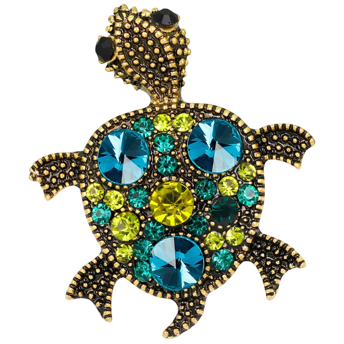 FAIRYGATE Brooches Enamel Brooch for Men Women Retro Rhinestone Lapel Pin Clothing Hat Decoration，B38 — view 8