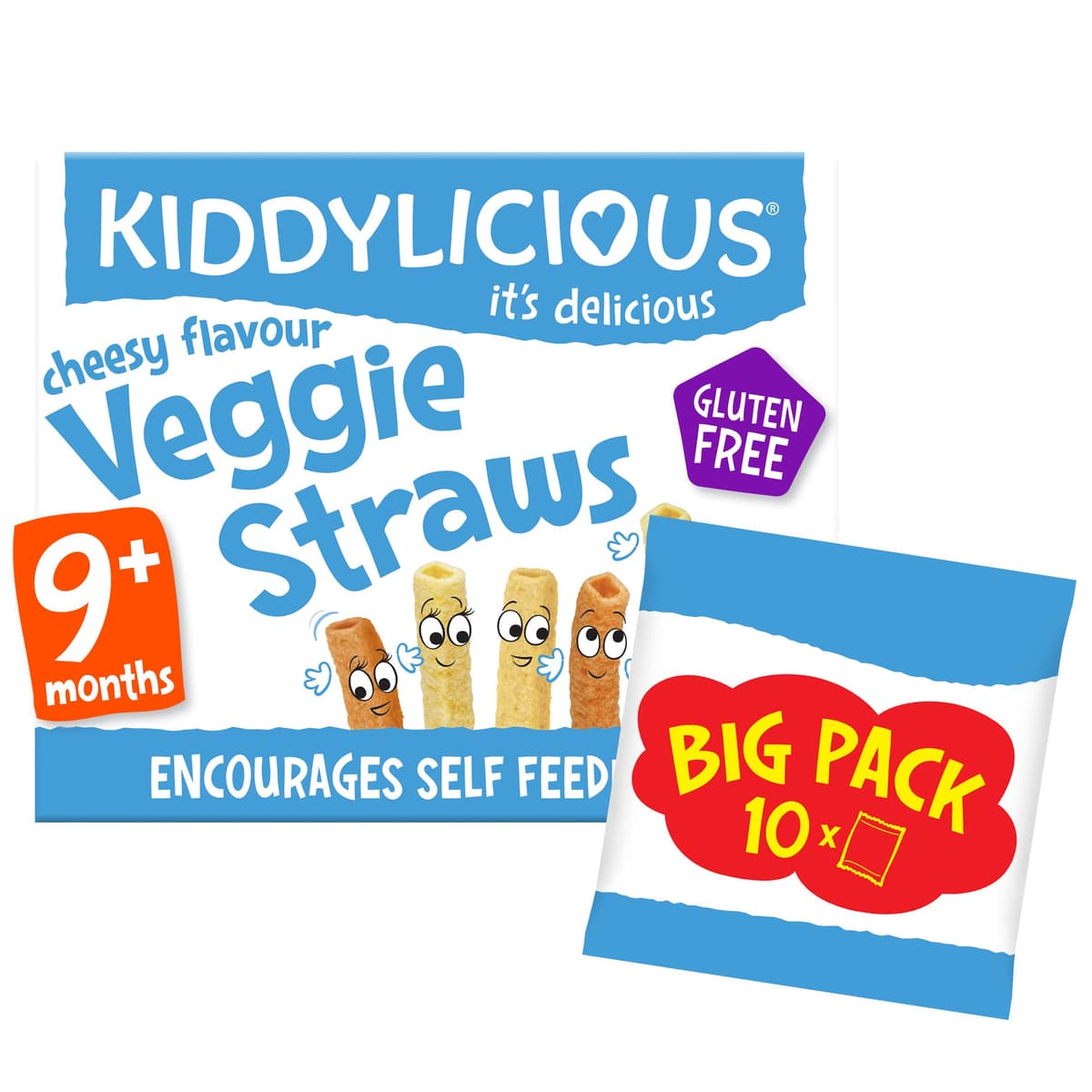 Kiddylicious Veggie Straws Box - Delicious Snacks for Kids - Suitable for 9+ Months - 10 Packs — view 12