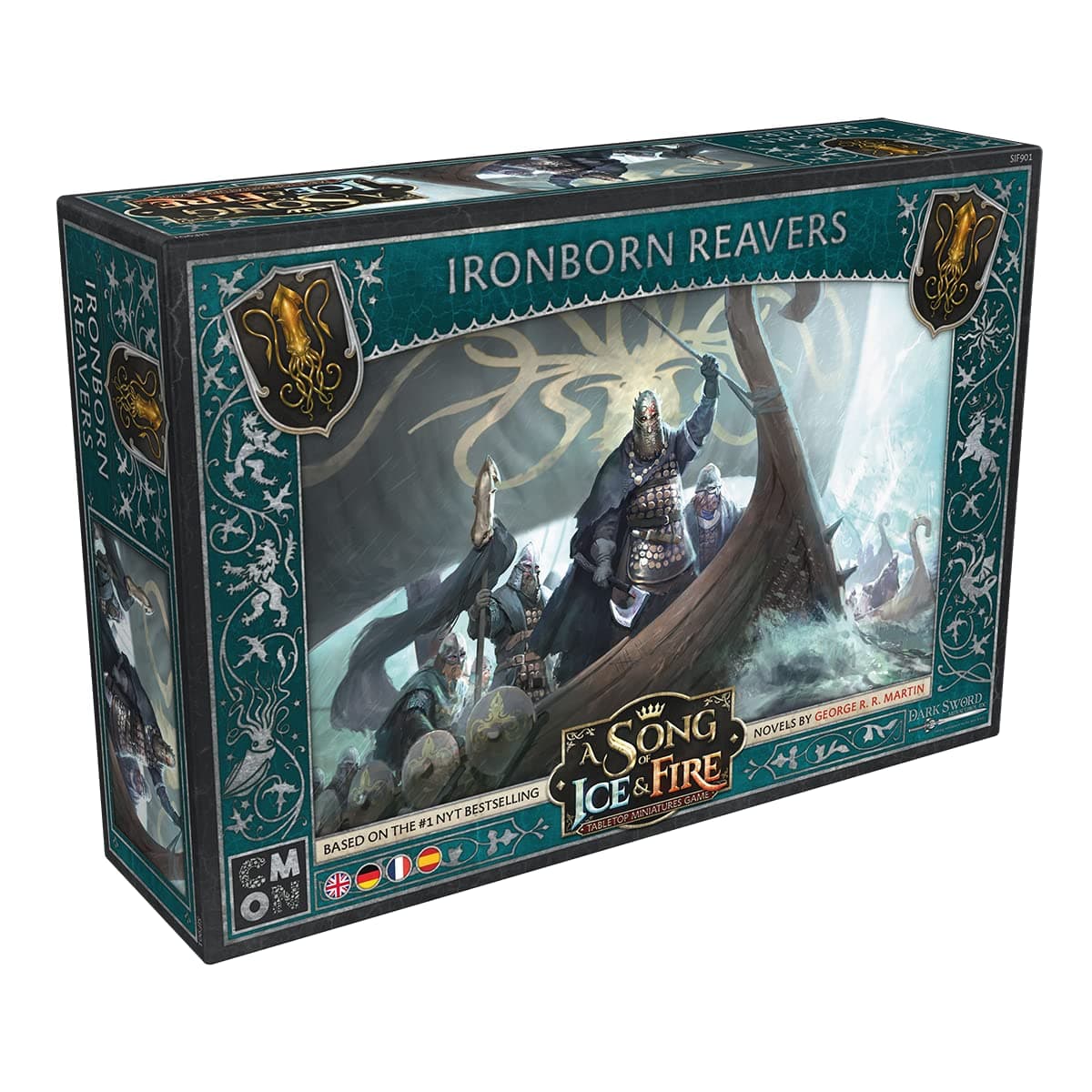 CMON EECMSI120 Canción de Hielo y Fuego - Hijos del Hierro Saqueadores - Juego de Miniaturas en Español