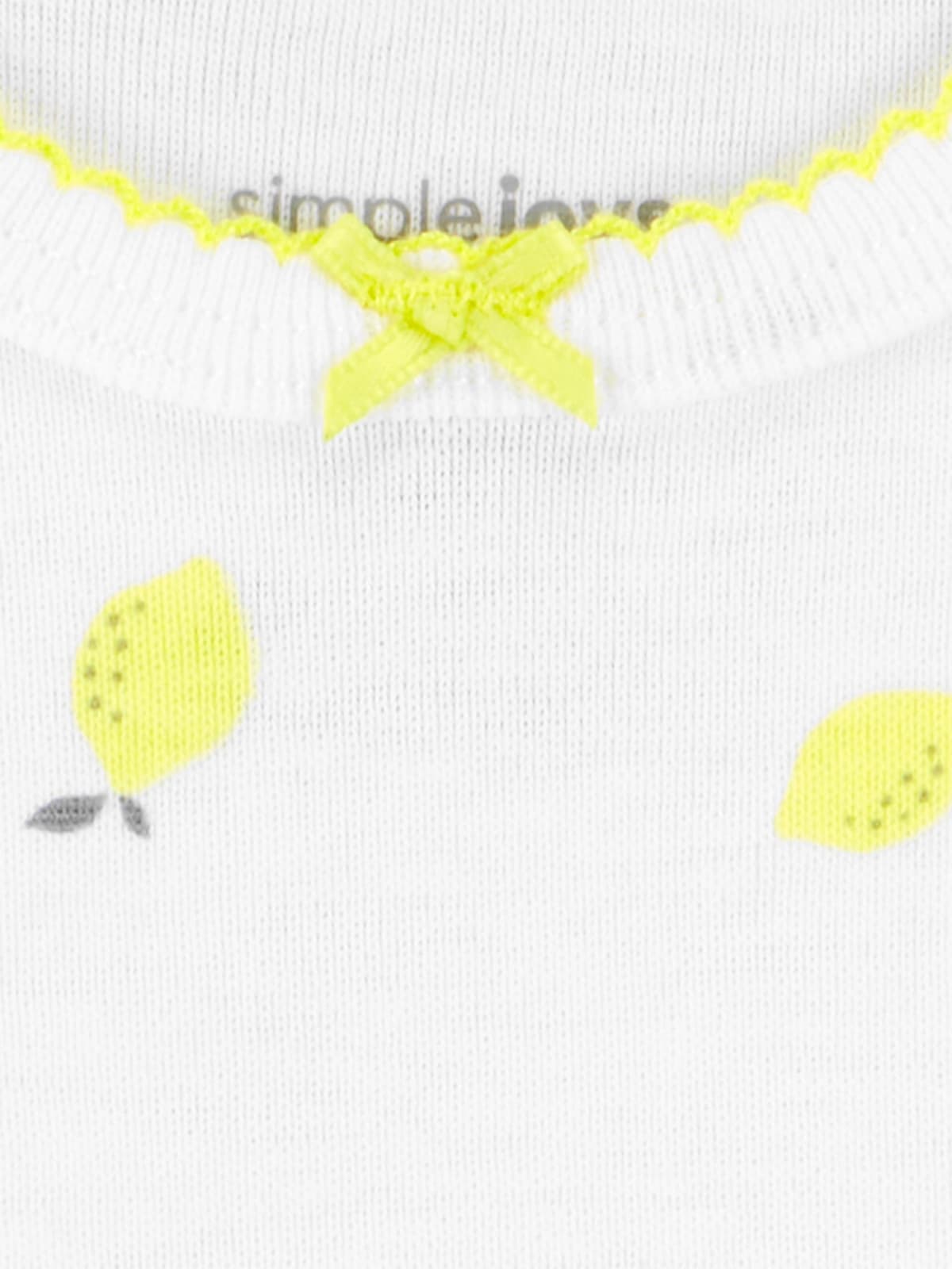 Simple Joys by Carter's 6-Pack Short-Sleeve Bodysuit Body Bebé-Niñas (Pack de 6) — view 5