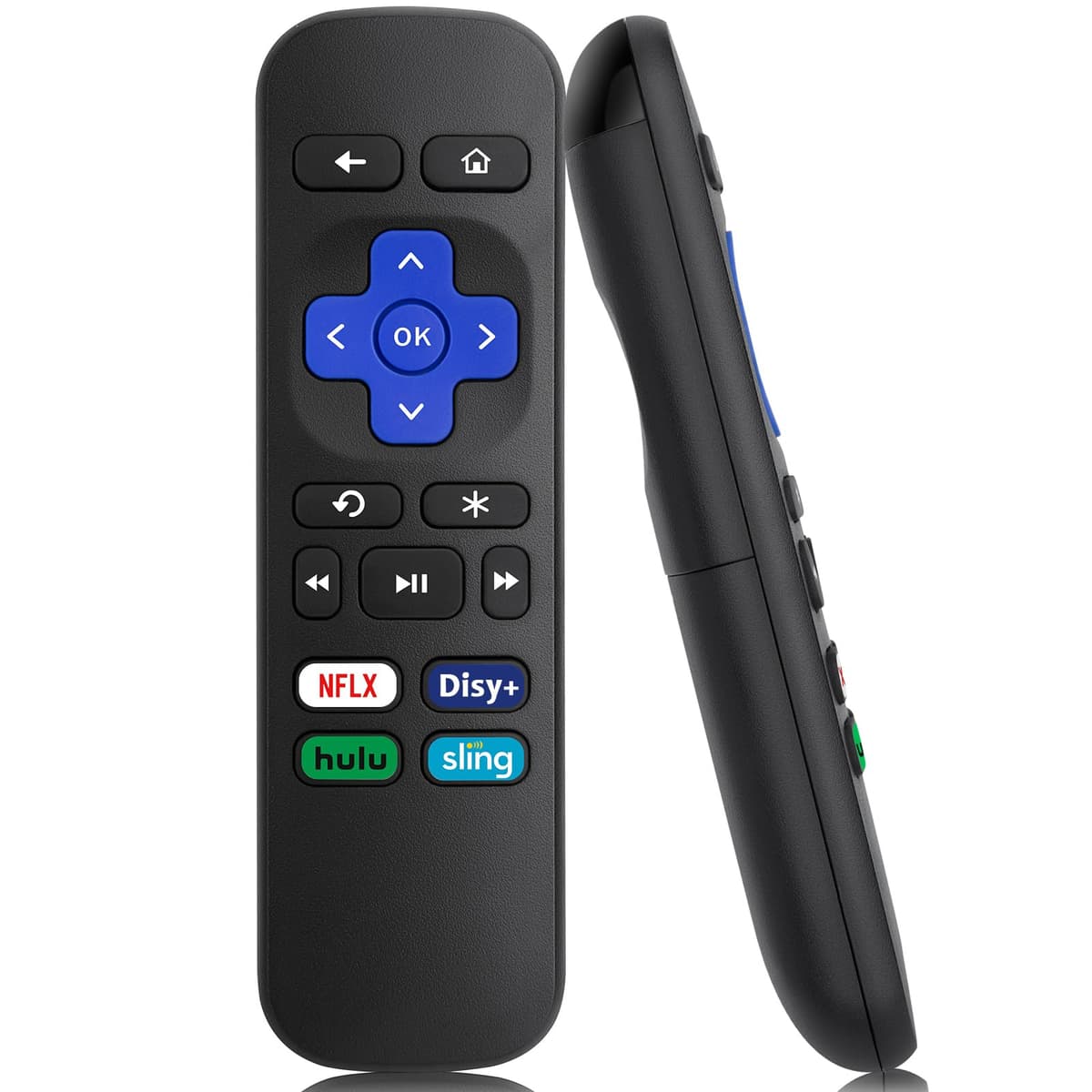 Replacement Remote Control for Roku 1 2 3 4 HD LT XS XD, Roku Express 3900R, Roku Premiere 4620XB 4210XB 3900R 2500R 2700R 2450XB - NOT for Any Roku Stick or Roku TV