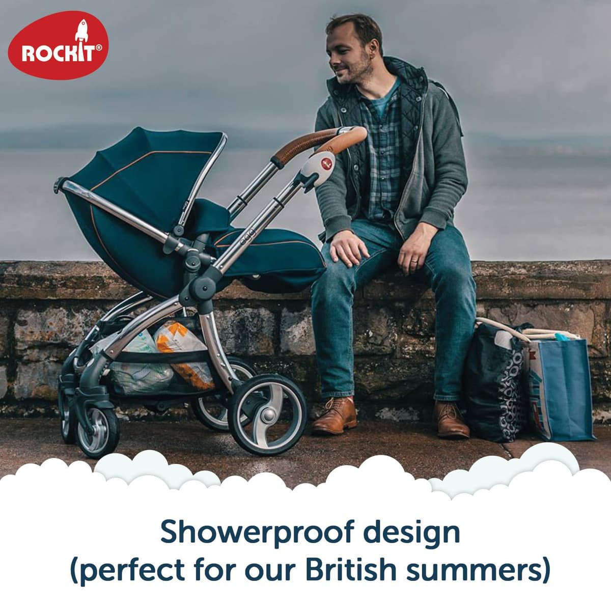 Rockit Portable Baby Rocker (AA Battery Version). Fits Any Stroller, Pram, Pushchair or Buggy — view 8