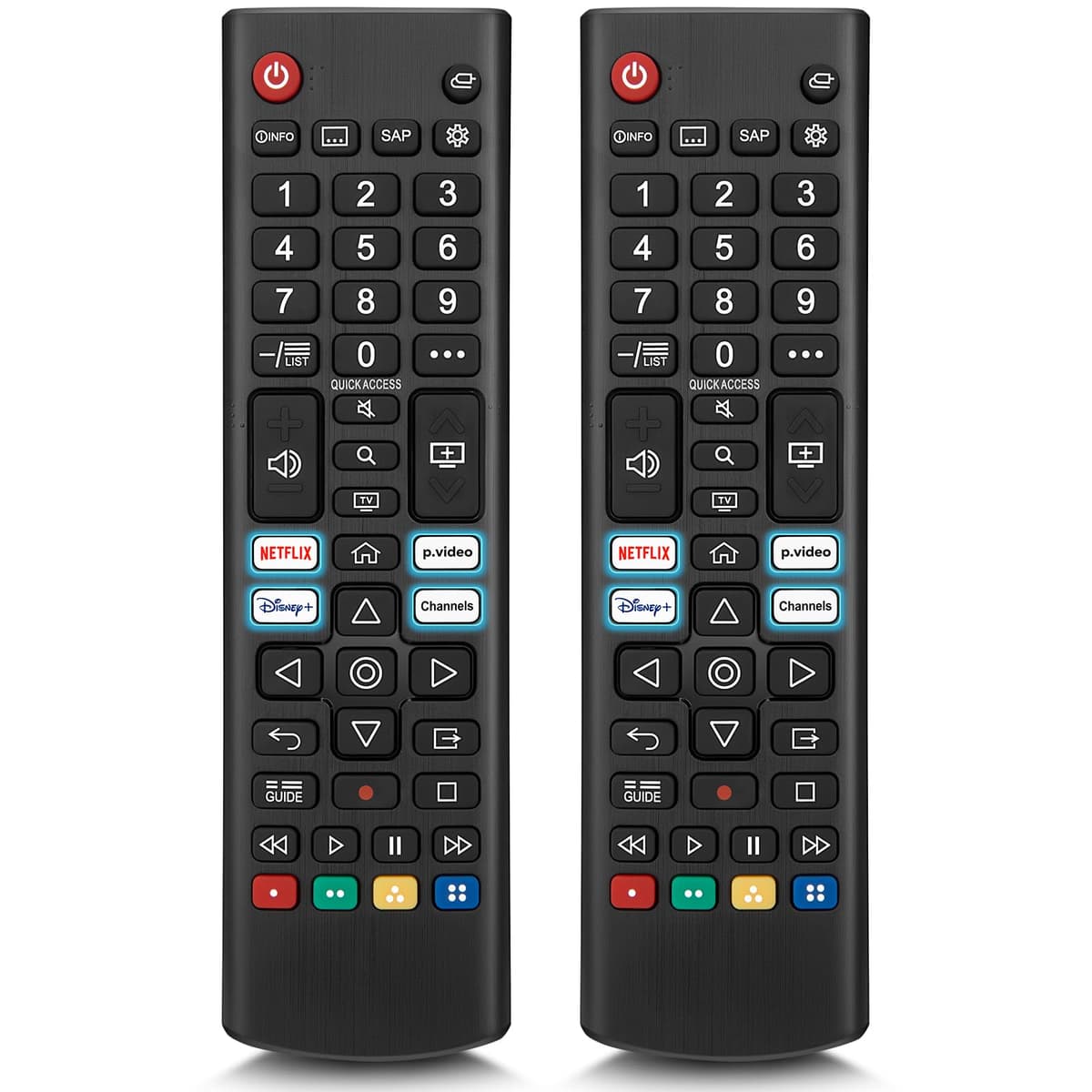 Mando Universal de Reemplazo para LG Smart TV, Control Remoto Infrarrojo Mejorado con Botones de Acceso Rápido para Netflix, Disney+ y Rakuten TV — view 13