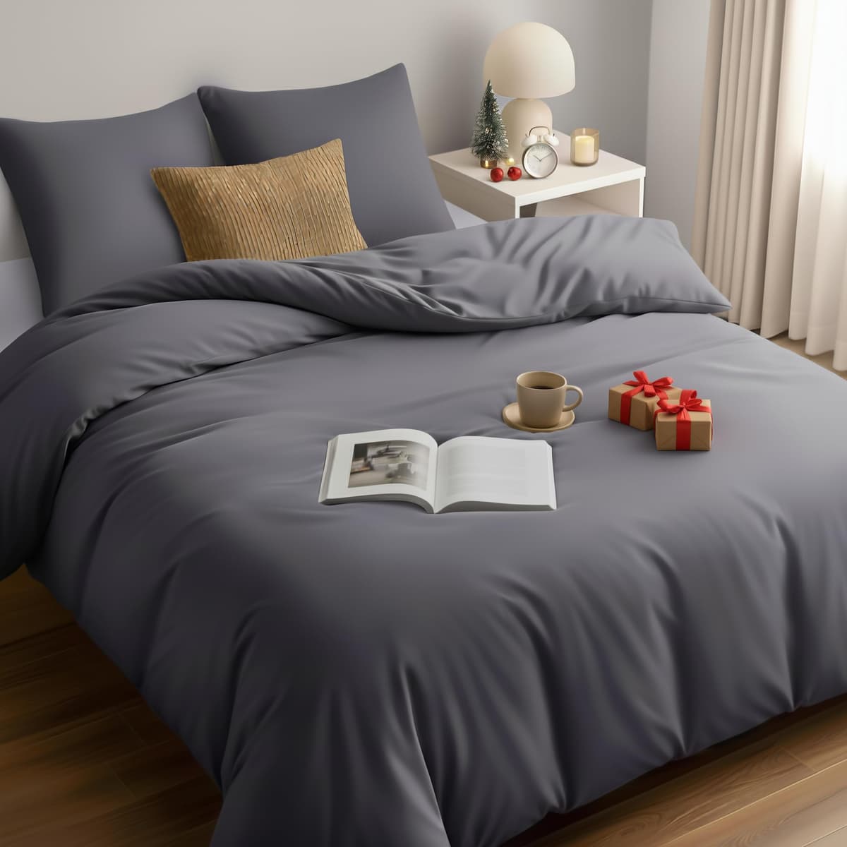 Utopia Bedding Funda Nordica Cama 180 - Microfibra Juego de Funda Nordica 240x260 cm y 2 Fundas de Almohada 65x65 cm (Blanco) — view 20