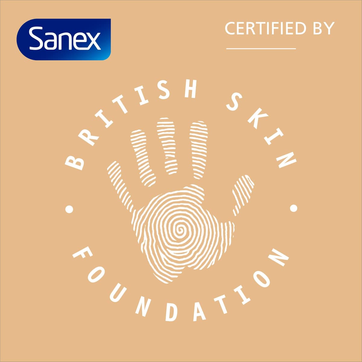 Sanex Expert Skin Health Hypoallergenic Shower Gel l 570ml, for Very Sensitive Skin, Sensitive Shower Gel, 12 Hour Hydration, Prebiotic & Postbiotic Complex, Dermatologically Tested, 0% Sulphates** — view 4