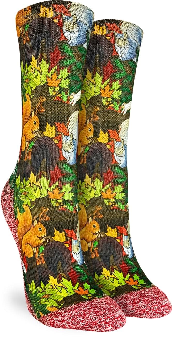 Good Luck Sock Women's Floral Dinosaurs Socks, Shoe Size 5-9 — view 87