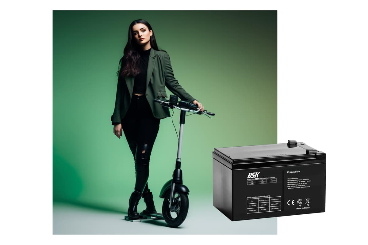 DSK Batería de Plomo AGM Sellada VRLA 6V 4,5Ah Recargable sin Mantenimiento para Alarmas, Seguridad, Juguetes Eléctricos y SAI. Alta Durabilidad Larga Vida útil. Compatible con terminales F1 y F2 — view 6