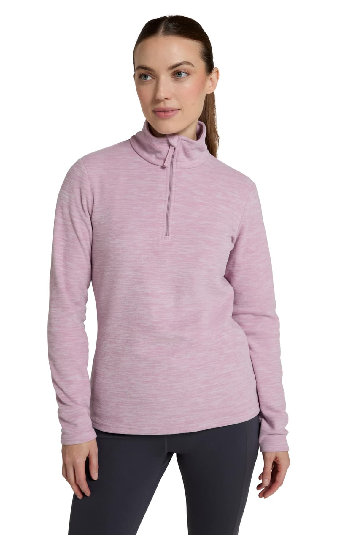 Mountain Warehouse Camber Half Zip Women's Fleece - Lightweight, Warm & Cosy Half Zip Sweatshirt - Best for Spring Summer, Camping, Outdoors, Travelling & Hiking — view 22