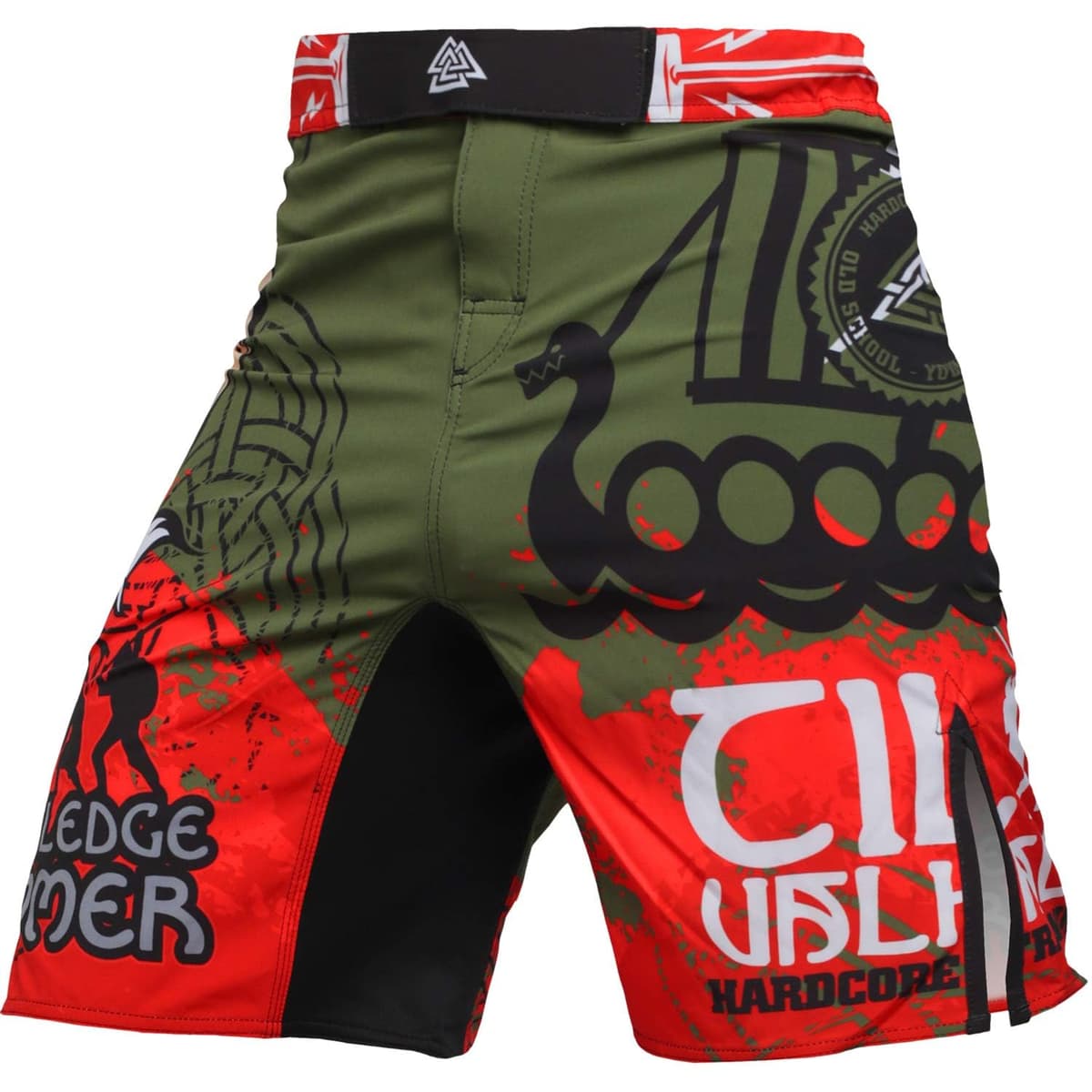 Hardcore Training Fight Shorts Hombre Pantalones Cortos MMA BJJ Boxeo Grappling Fitness No Gi — view 4