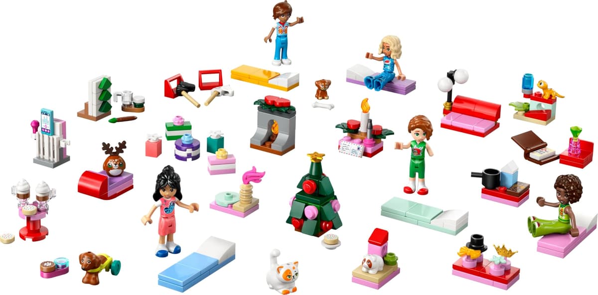 LEGO Friends Calendario de Adviento 2025 para Niñas de 6+ Años - Juguete para la Cuenta Atrás de Navidad con 24 Sorpresas Inc. 5 Mini Muñecas, 5 Figuras de Animales y Accesorios Adorables 42668 — view 2